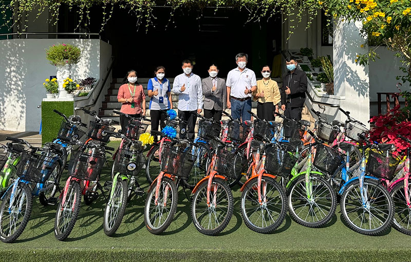 โครงการ CSR ส่งสุขแบ่งปัน ASAKI มอบจักรยาน ให้กับสำนักงานเขตบางคอแหลม