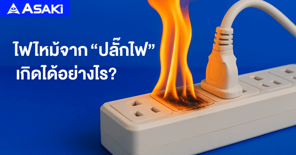 ไฟไหม้จาก “ปลั๊กไฟ” เกิดได้อย่างไร
