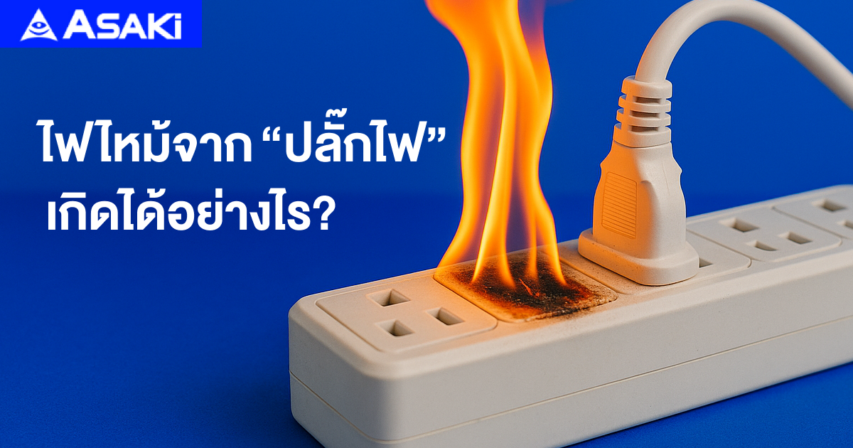 ไฟไหม้จาก “ปลั๊กไฟ” เกิดได้อย่างไร